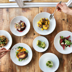 @terorestaurant ensemble de plat bio
