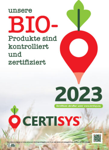 Affiche-2023-DE Unsere Bio-produkte sind kontroliert und zertifiziert