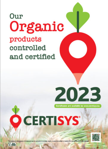 Affiche-2023-EN Our organic products controlled and certified