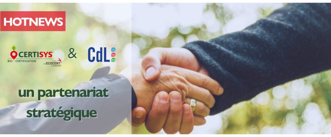 Partenariat Certisys et CdL pour la certification agricole et biologique en Belgique