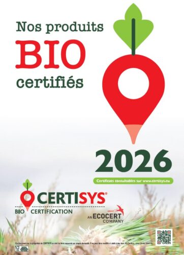 Nos produits Bio contrôlés et certifiés