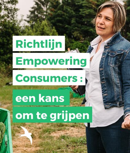 Richtlijn empowering Consumers - een kans om te grijpen